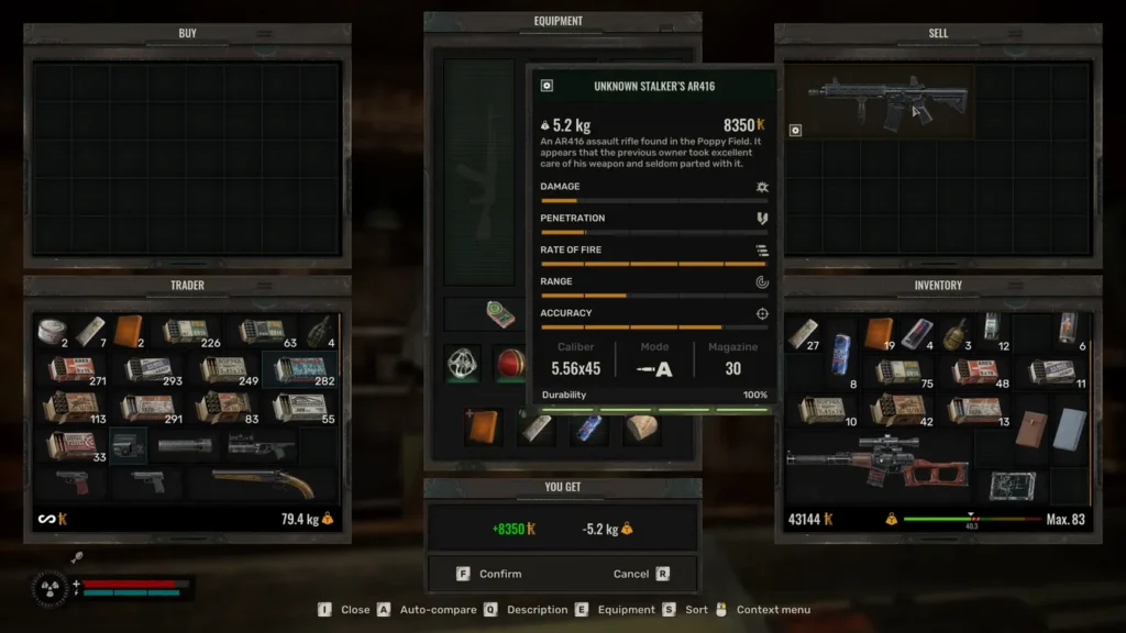 Отдать Икону Помору Или Митяю В Stalker 2 - Stalker 2 Sell Unknown Stalkers Ar416 1